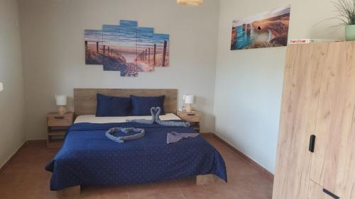 Postel nebo postele na pokoji v ubytování Casa Gran Vista de Alora