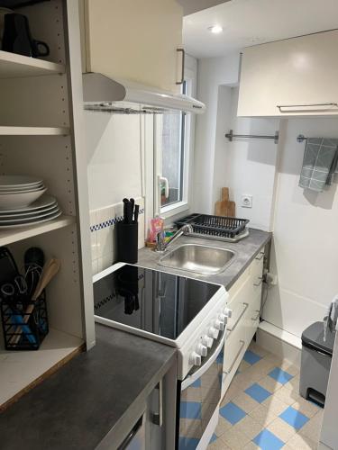 Køkken eller tekøkken på Relais de commerce