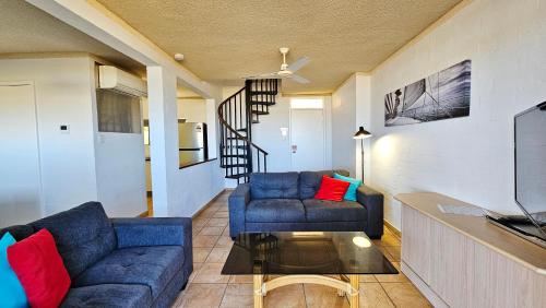 Χώρος καθιστικού στο Riverview Holiday Apartment 14 - Kalbarri WA