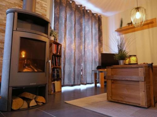 Televiisor ja/või meelelahutuskeskus majutusasutuses Dat Diekhus Comfortable Holiday Residence