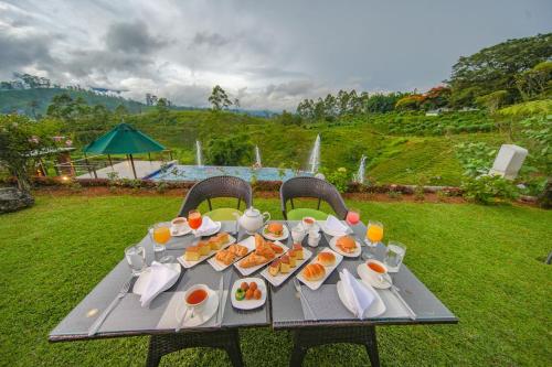 Jídlo v vily nebo okolí