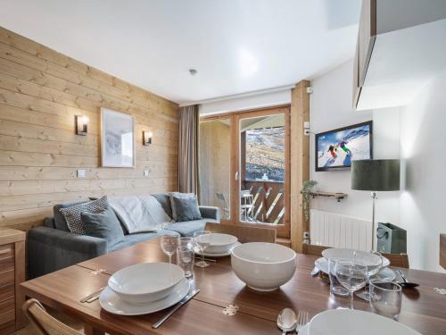 Val Thorens : Appartement moderne 4 pers avec parking et vue sur pistes