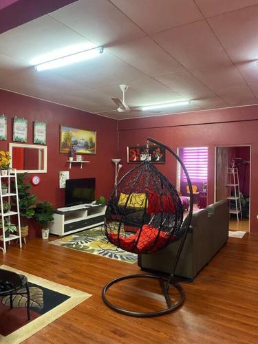Χώρος καθιστικού στο Brite Homestay Nibong Tebal