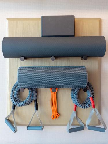 a toy desk with two hoses at EVEN Hotel Shanghai Hongqiao CBD by IHG in Shanghai