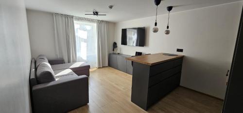 TV a/nebo společenská místnost v ubytování Suur-Posti Apartments