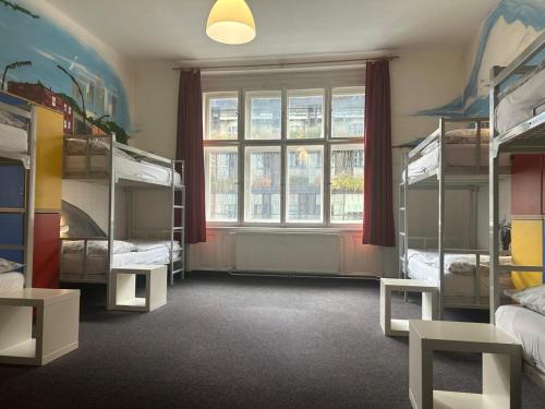 Koupelna v ubytování Hostel Downtown