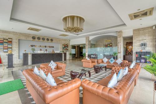 Posezení v ubytování Hotel Grand Visava Lonavala