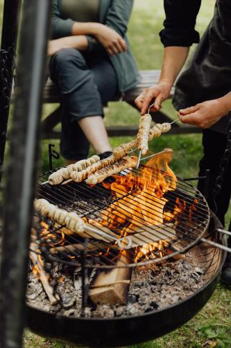 Equipo para parrilladas disponible en la casa vacacional
