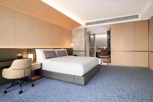 Cama o camas de una habitación en Fairmont Ambassador Seoul