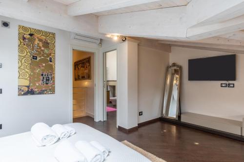 Кровать или кровати в номере Relax in Villa - Versilia