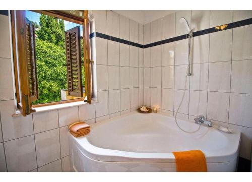 Koupelna v ubytování Apartment Mana