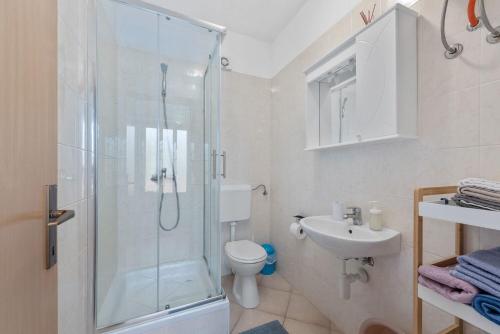 Koupelna v ubytování Apartment Uga2