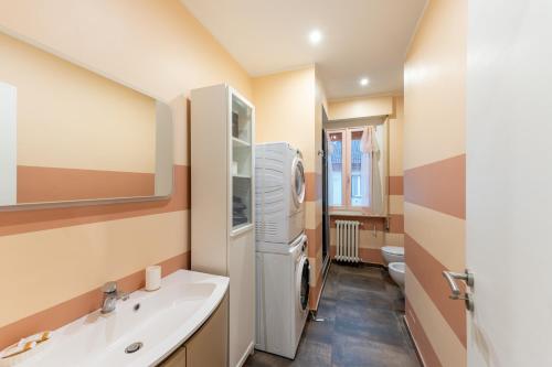 Koupelna v ubytování Appartamento San Rocco a Tortona