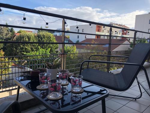 Un balcon à Monplaisir- 4 lits -garage - 47m2