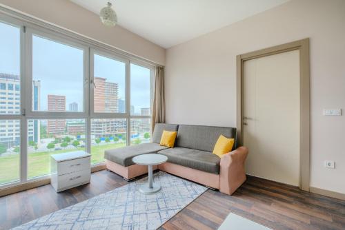 Χώρος καθιστικού στο Prime Suites Apart and Residence