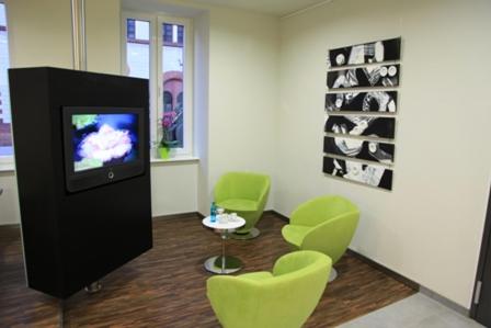 TV a/nebo společenská místnost v ubytování Art Hotel Lauterbach