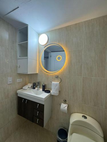 Ένα μπάνιο στο Residencias Atlantic Margarita