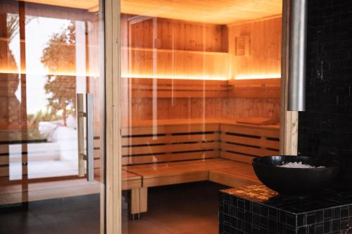 a room with a sauna with a bowl on a table at Hotel ROC Illetas & SPA in Illetas