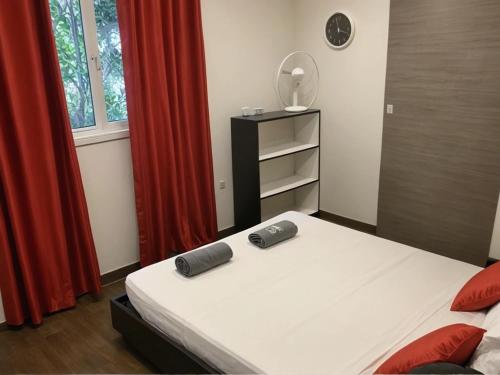 Postel nebo postele na pokoji v ubytování Villa COLBER