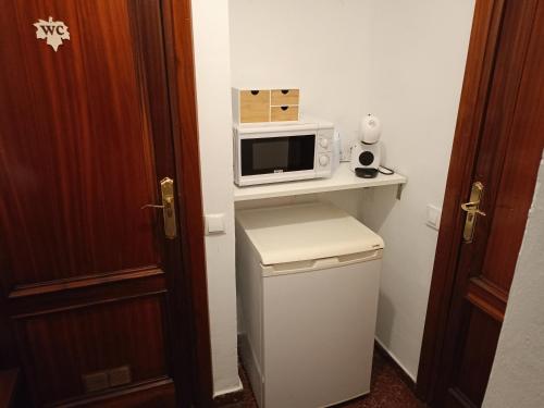 Cuina o zona de cuina de Pensión las Hojas