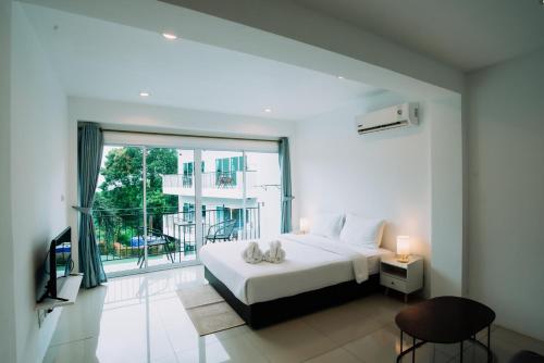 Postel nebo postele na pokoji v ubytování Pandora