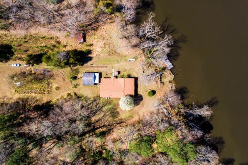 Landskap semula jadi dekat dengan rumah percutian