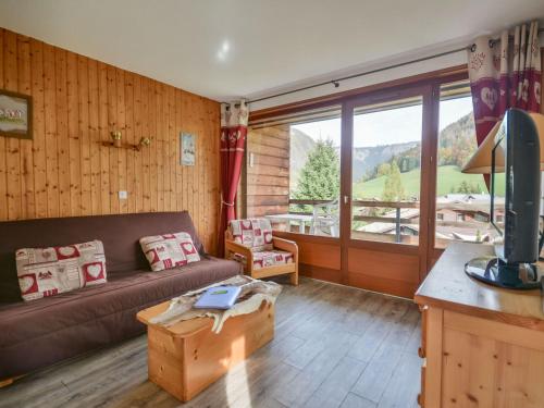 Morzine: Appt 4 pers, balcon, parking privé, près des pistes