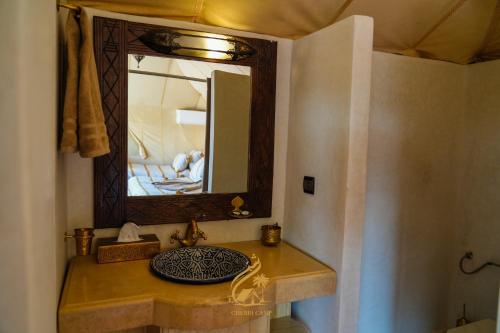 Koupelna v ubytování Luxury Camp Chebbi