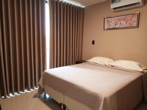 Postel nebo postele na pokoji v ubytování Elegante Apartament/Mall Brisas