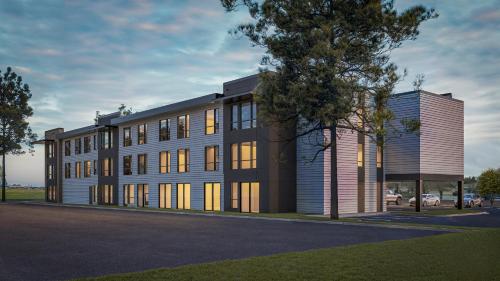 an architectural rendering of a building at The Kulshan Hotel in Sedro-Woolley