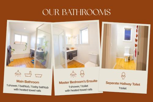 Foto dalla galleria di Luxury Spa, Outdoor Fireplace & Games Room - Sleeps 10, 18 mins from CHC Airport a Prebbleton