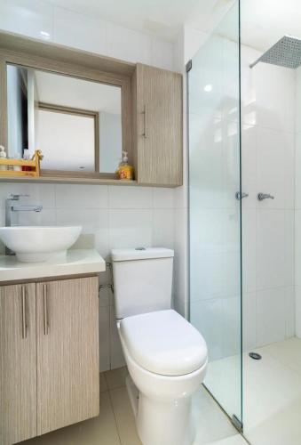 ห้องน้ำของ Aparta loft