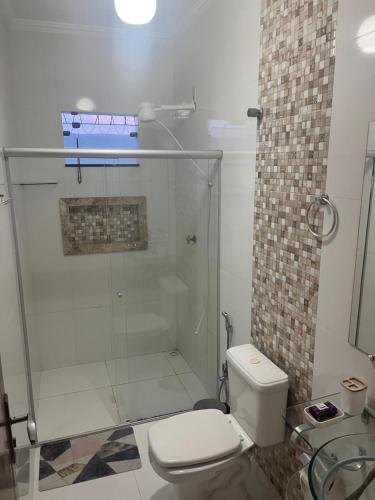 Phòng tắm tại Oásis do Prado, casa de temporada