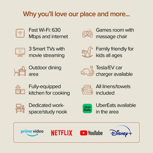 a screenshot of a cell phone showing the preferences for a place and more at New Luxury Home with Games Room and Park Outlook Sleeps 12, 26 mins from CHC airport in Lincoln