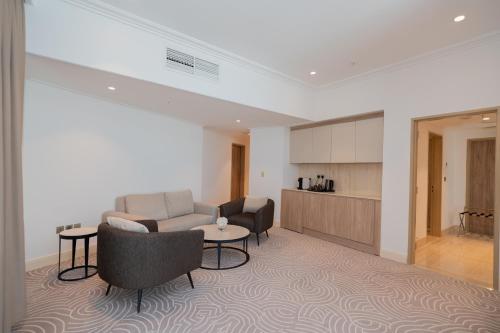 Cuisine ou kitchenette dans l'établissement Movenpick Makkah Hajar Tower