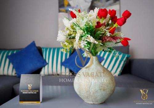 Posezení v ubytování Dubai marina , Success Luxury apartments, near JBR beach and metro station-daily free housekeeping included