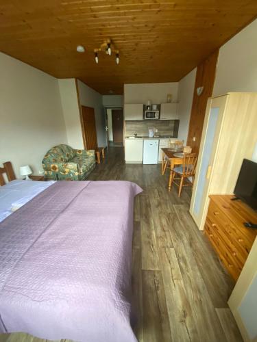 Η κουζίνα ή μικρή κουζίνα στο Apartment Victoria