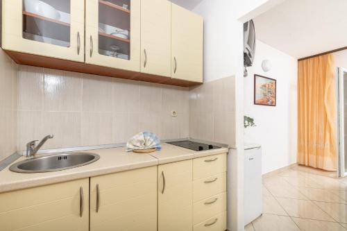 Kuchyňa alebo kuchynka v ubytovaní Apartmani Ružica