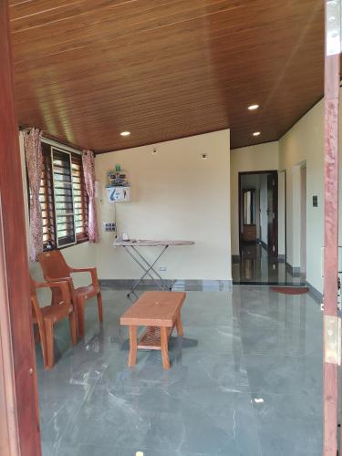 Mandagadde homestayにあるシーティングエリア
