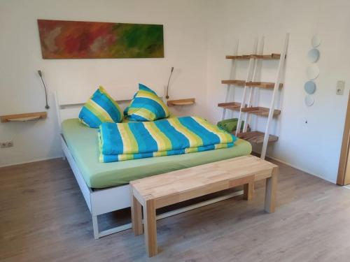 Χώρος καθιστικού στο Ferienwohnung an der Ostsee Holst