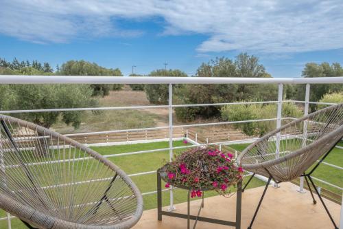 Balkoni atau teres di Petra Serenity Villas