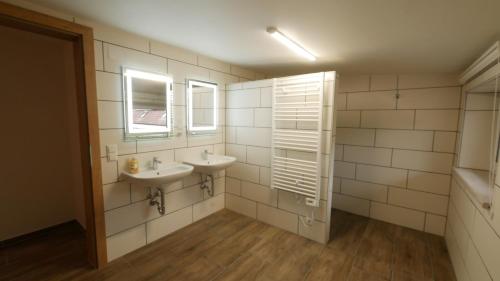 Koupelna v ubytování Ferienwohnung Steintal