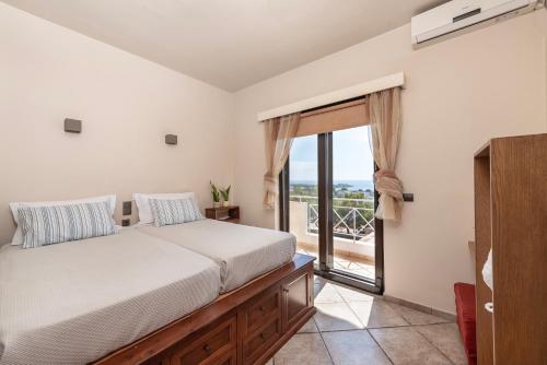 Posteľ alebo postele v izbe v ubytovaní Blue Vision Luxury House
