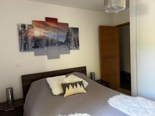 Appartement spacieux 3 pièces, 6 personnes, parking et WiFi à Châtel