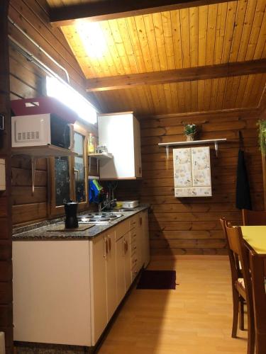 Kuchyň nebo kuchyňský kout v ubytování Camping Las Hoces