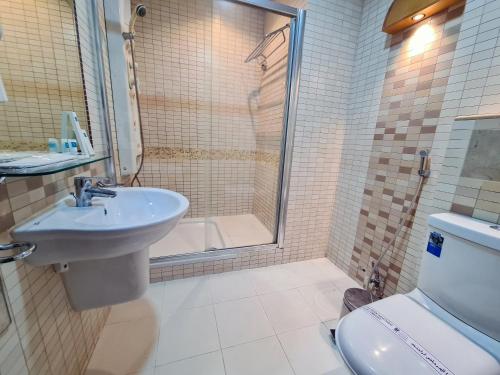 Koupelna v ubytování Excelsior Luxury Apartments