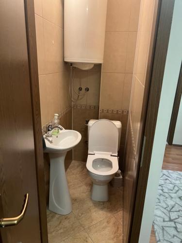 Koupelna v ubytování Prishtina