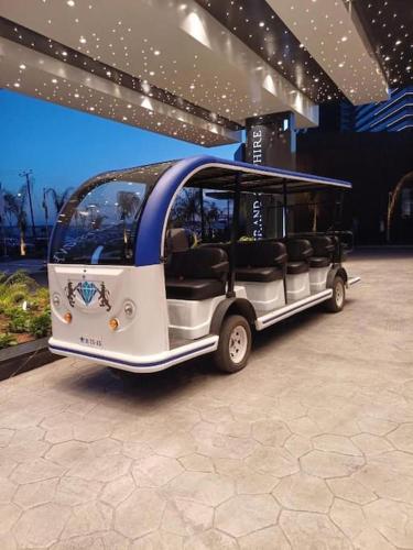 a small vehicle on display in a building at Grand Sapphire B10-165 luxury Residence By Myguest Cyprus in Iskele
