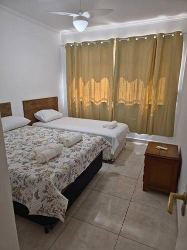 Postel nebo postele na pokoji v ubytování Apartamento próximo Cambui