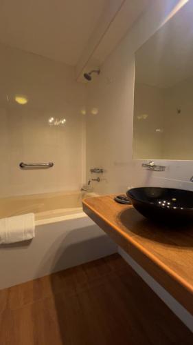 Koupelna v ubytování PisonayMapiHotelBoutique